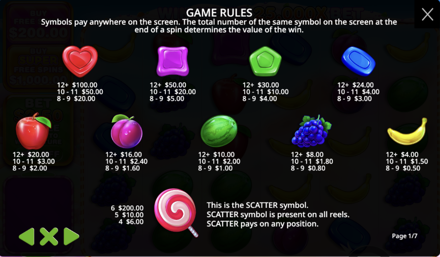 Sweet Bonanza 1000 – Γλύκα που πληρώνει x1000!